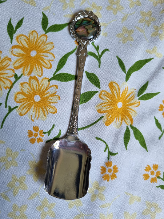 Souvenir Teaspoon - Paua Shell NZ