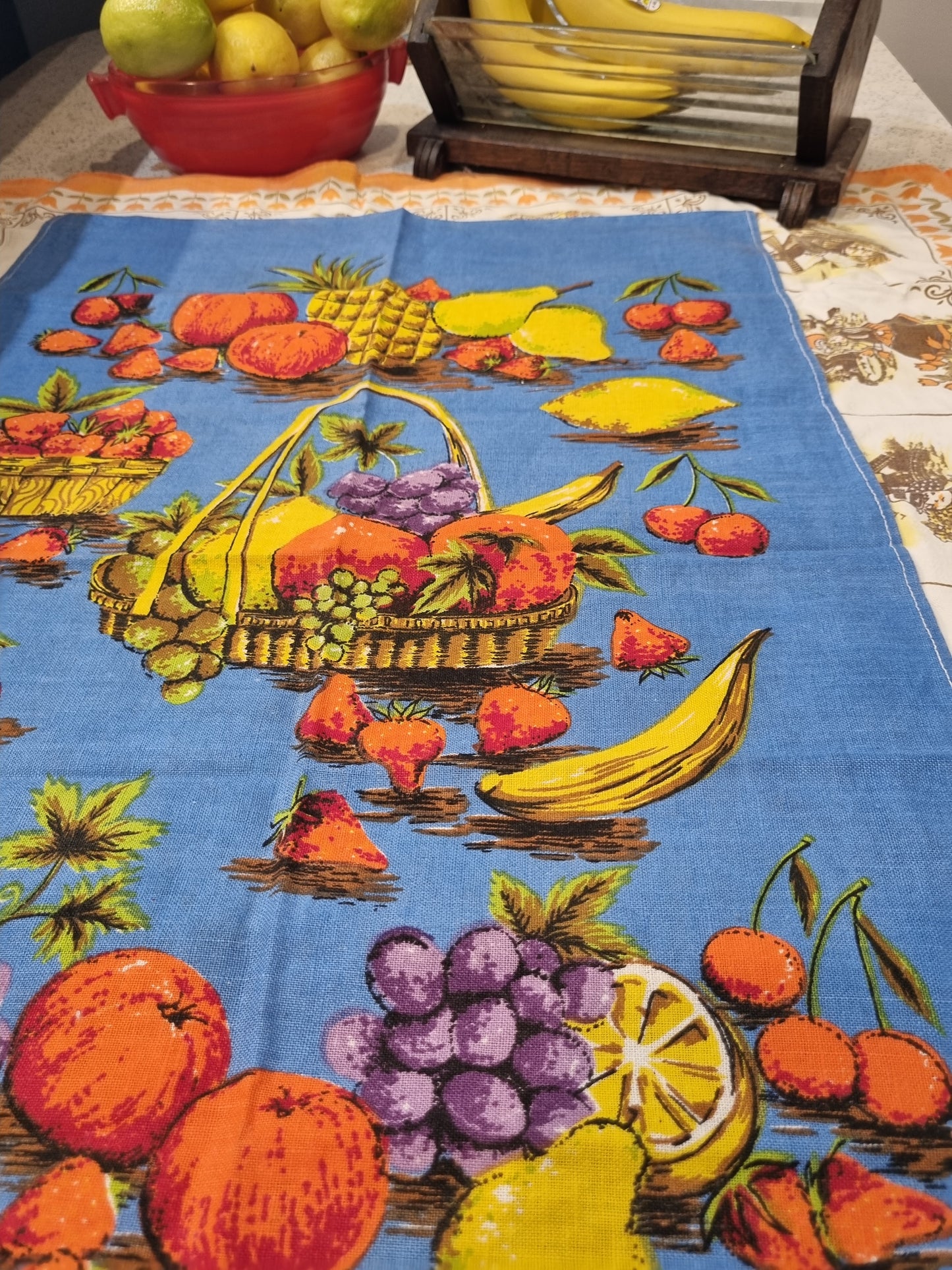 Vintage Teatowel - Fruitbowls