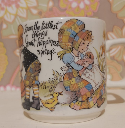 Crown Lynn Nurseryware Cup - Hobbie Holly Style
