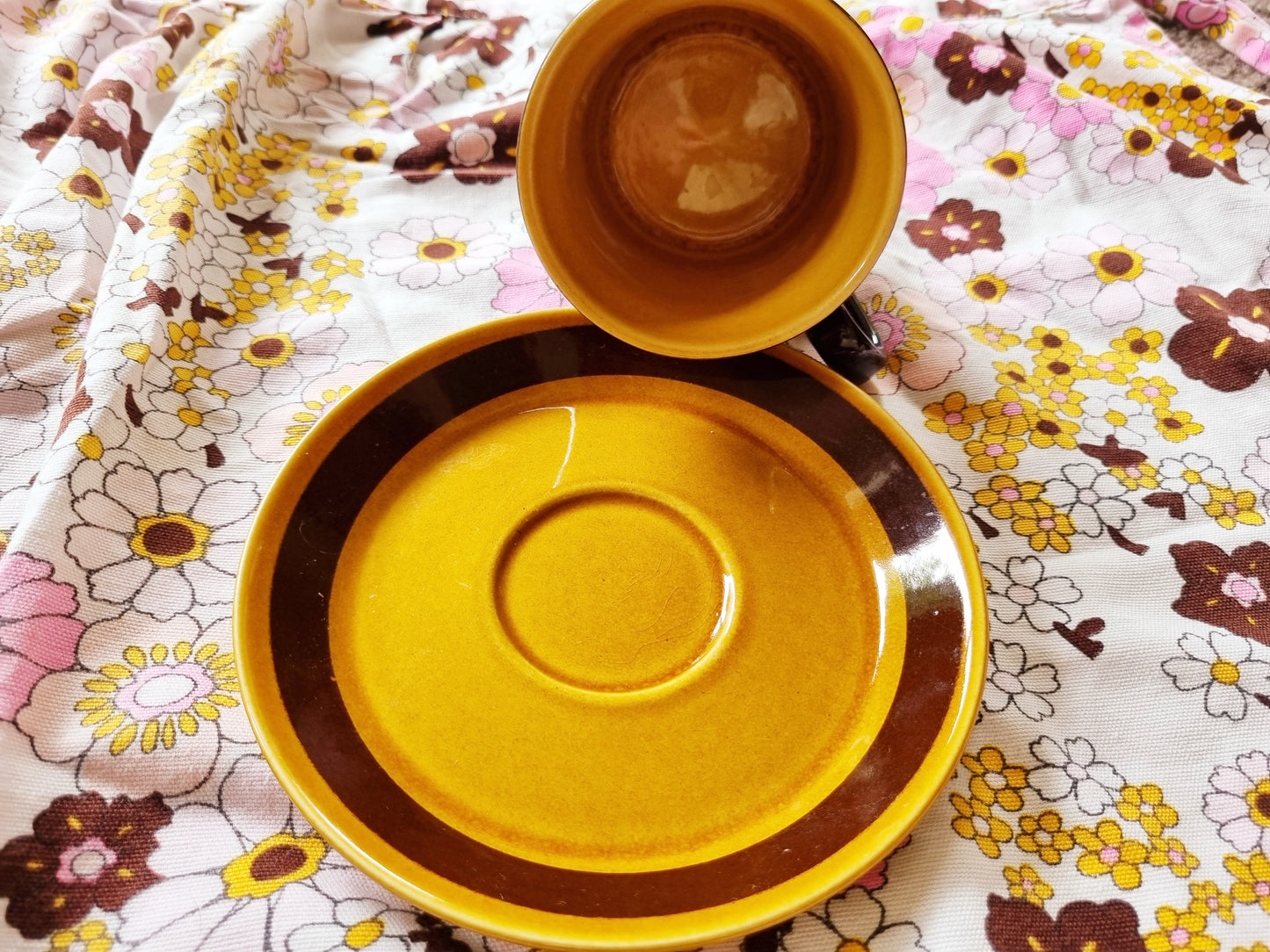 Crown Lynn Forma Cup and Saucer Duo