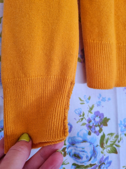 Wool Jersey with Collar - Marigold (M)