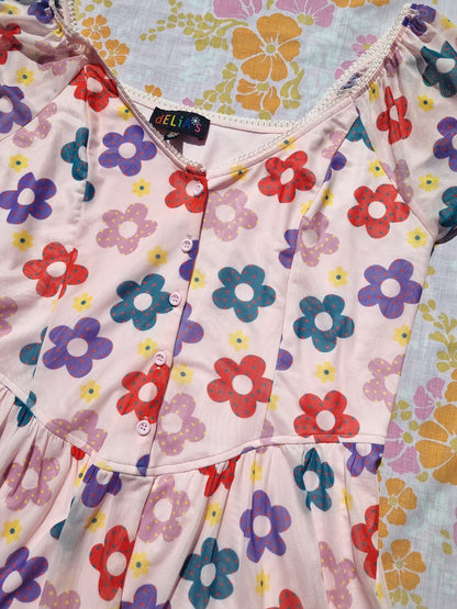 'Youthful Days' Floral Dress - Delia*s by Dolls Kill (2X)