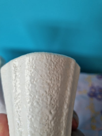 Two Vases by Diana - 'Snowdrift' Glaze