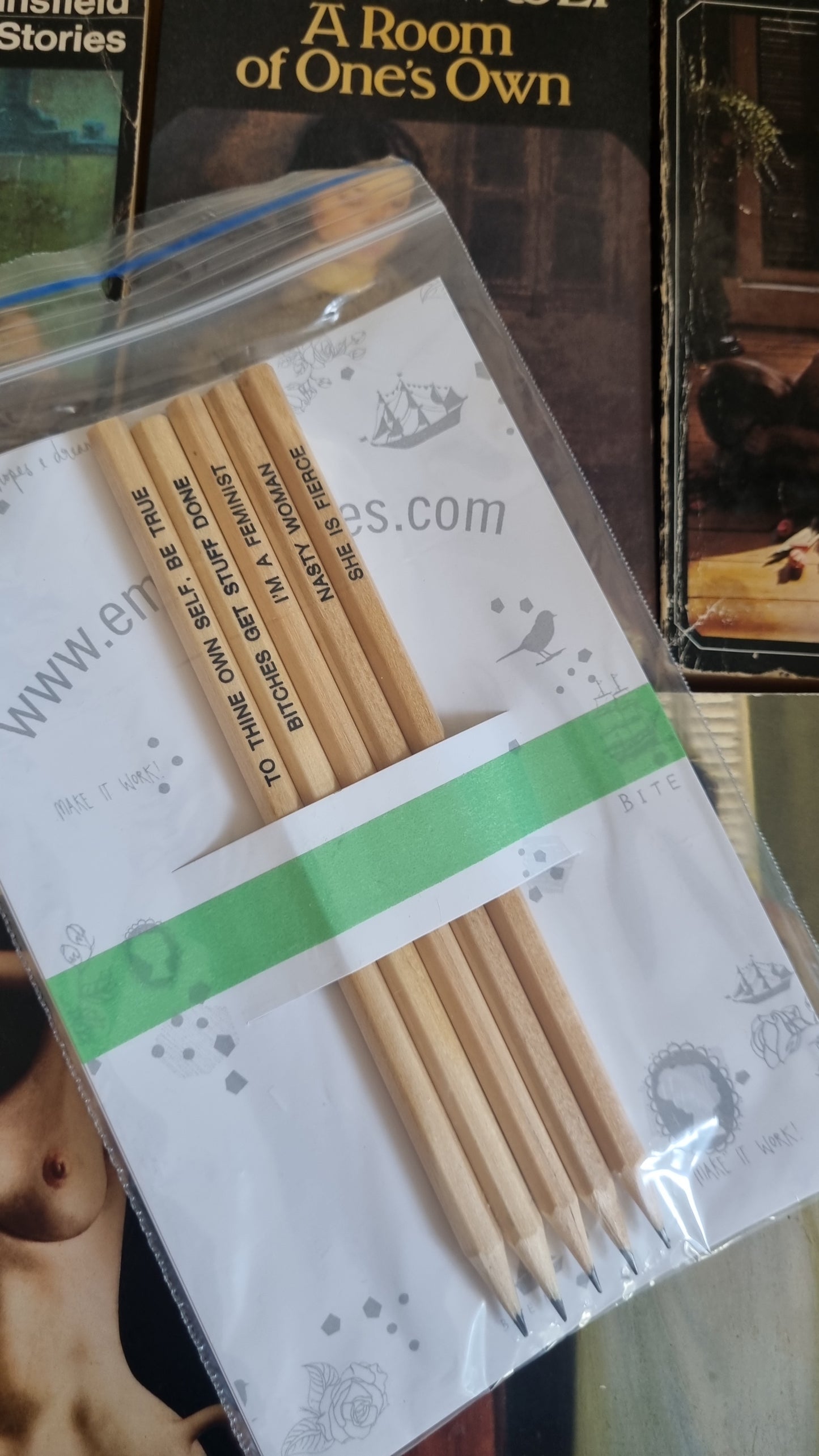 Emma Makes - Feminist Pencil Pack (New Old Stock)