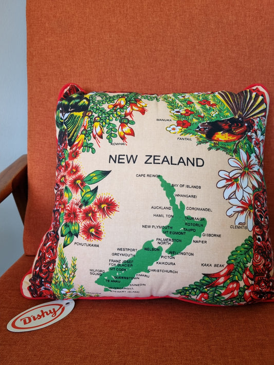 Kiwiana Retro NZ Cushion BNWT