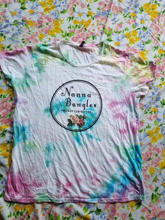 Tie-Dye Women's T-Shirt (Size XXL)