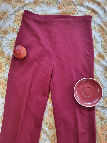 Warm Winter Trousers - Plum (S)