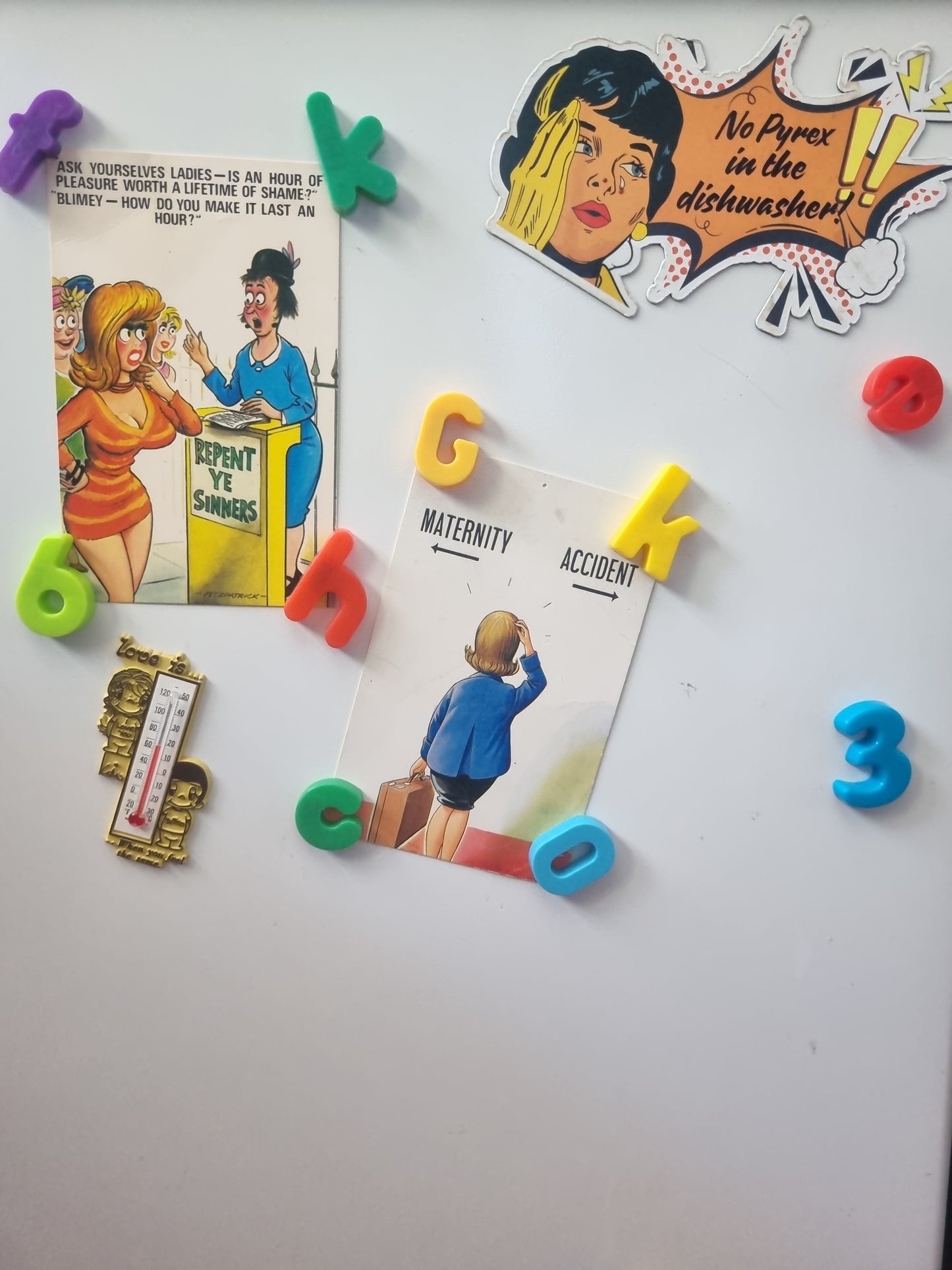 Vintage Postcards "Comic" Series x 2