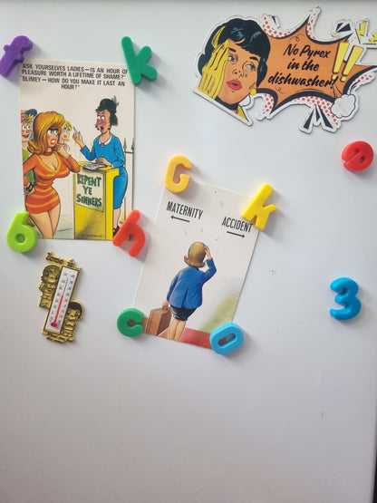 Vintage Postcards "Comic" Series x 2