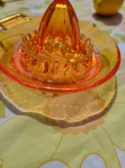 Glass Lemon Squeezer - Arcoroc (Orange)