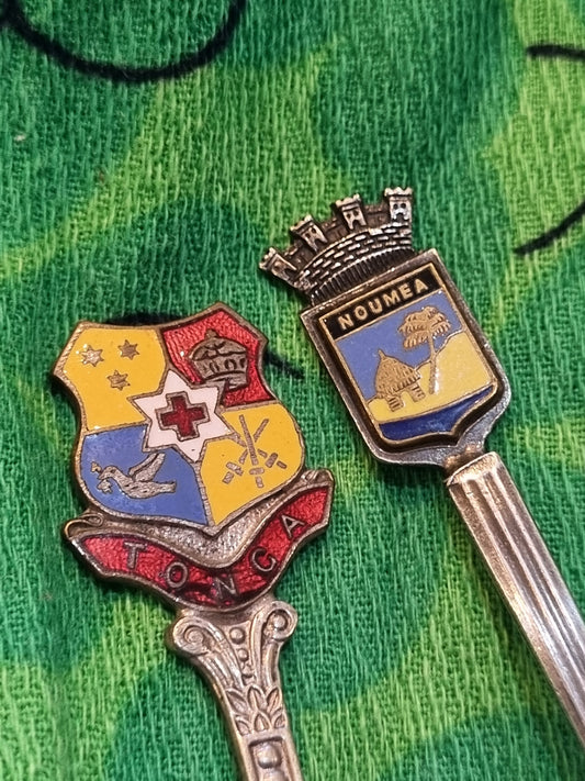 Souvenir Teaspoons x 2 - Pacific