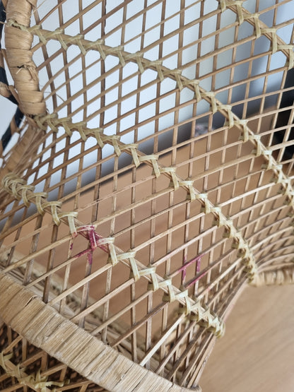 Miniature Cane Peacock Chair