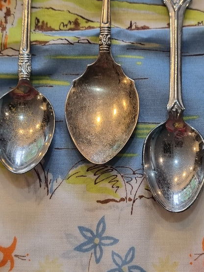 Souvenir Teaspoons x 3 - North Island