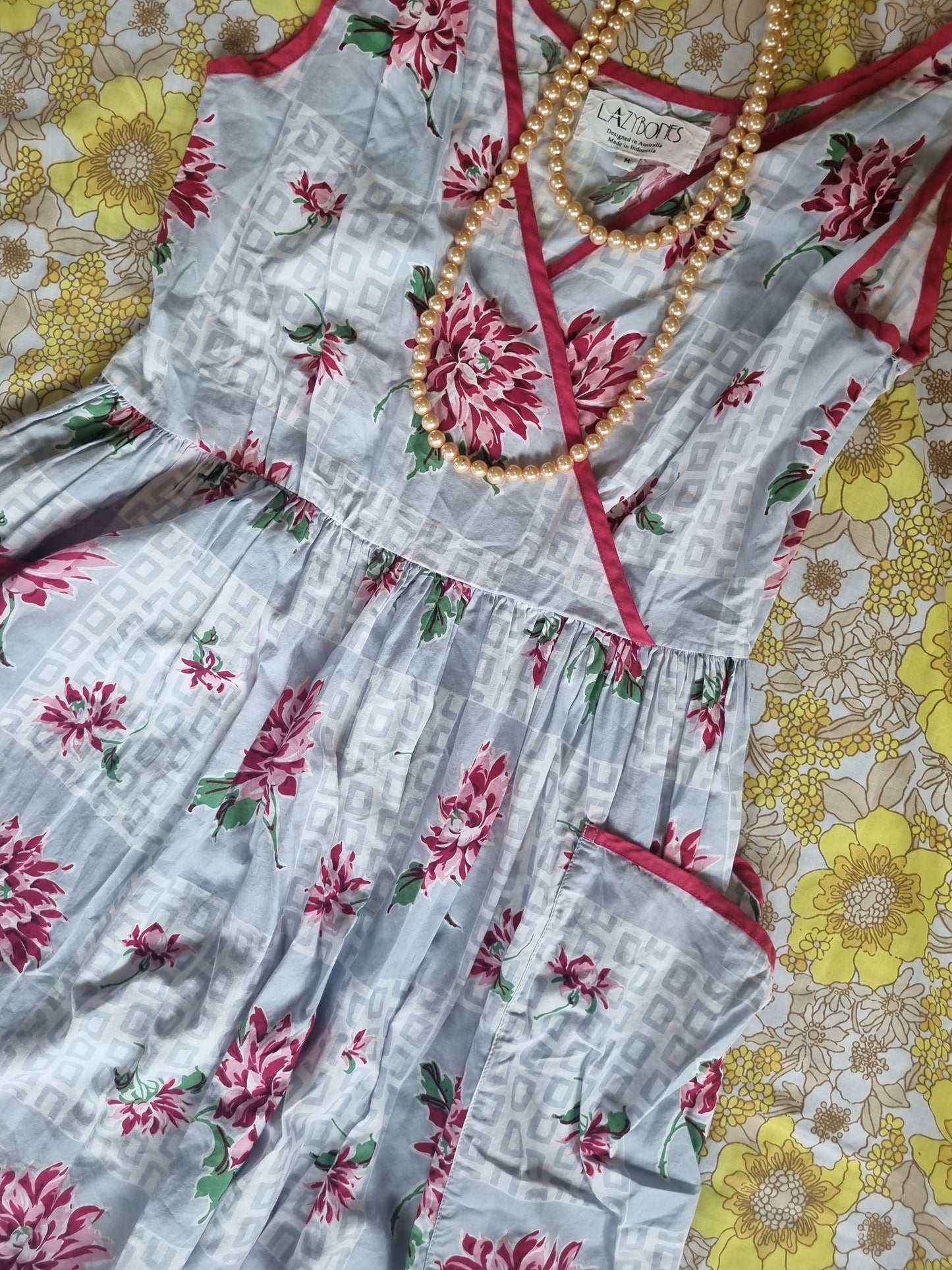 Lazybones Vintage-Style Dress (Size M)