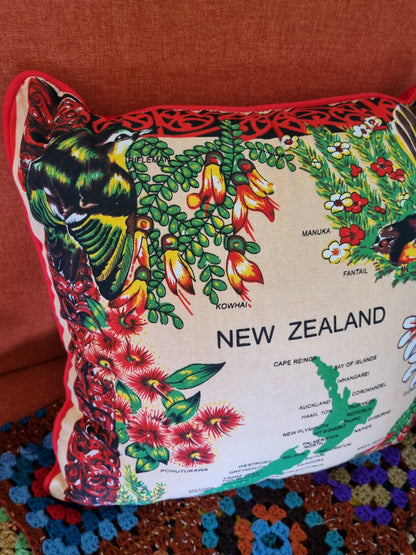Kiwiana Retro NZ Cushion BNWT