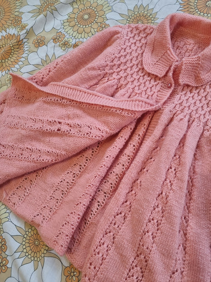 1940s Handknit Bed-Jacket (XS)