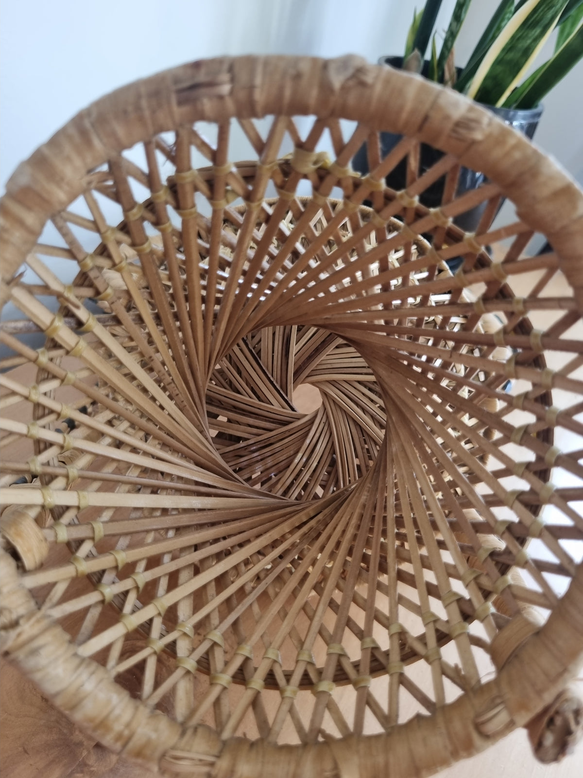 Miniature Cane Peacock Chair