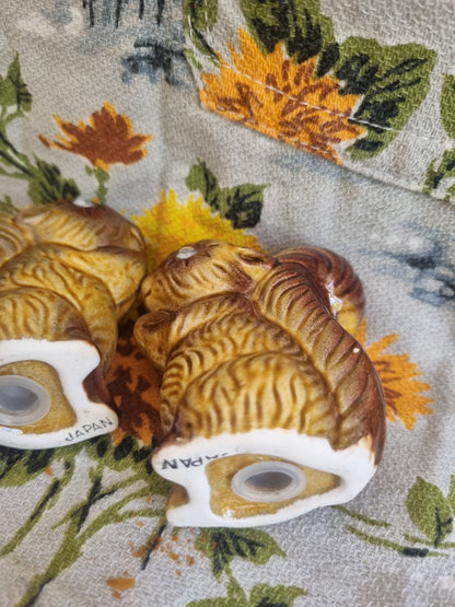 Vintage Salt and Pepper Shakers - 2 Squirrels - Made in Japan
