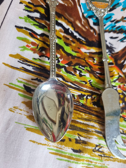Souvenir Teaspoons - Rotorua and Mt Taranaki