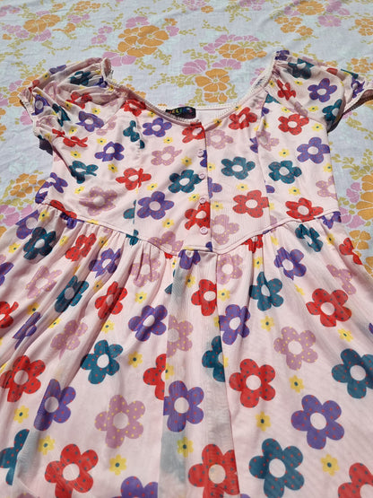 'Youthful Days' Floral Dress - Delia*s by Dolls Kill (2X)