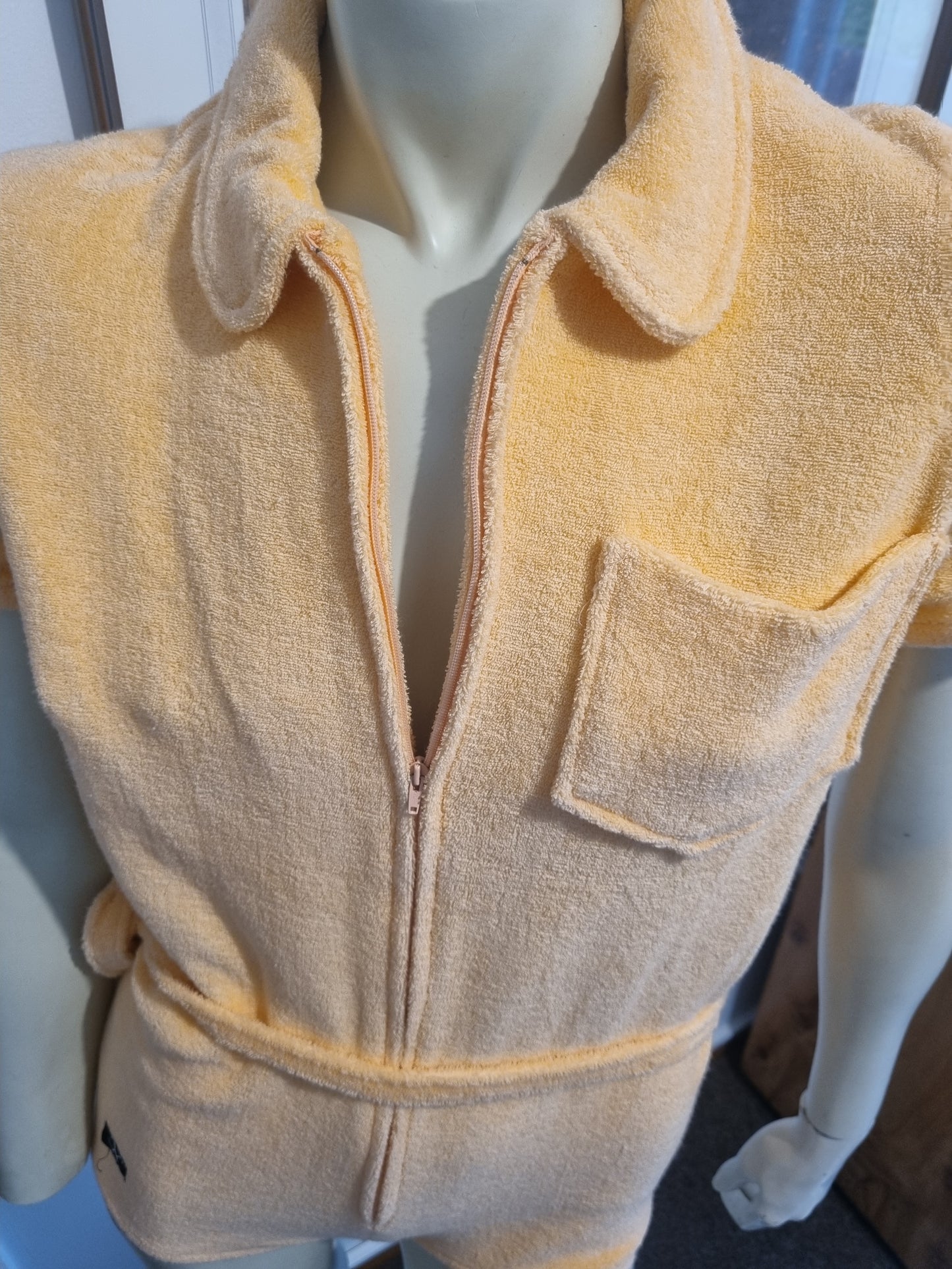 Vintage Towelling Romper (S-M)