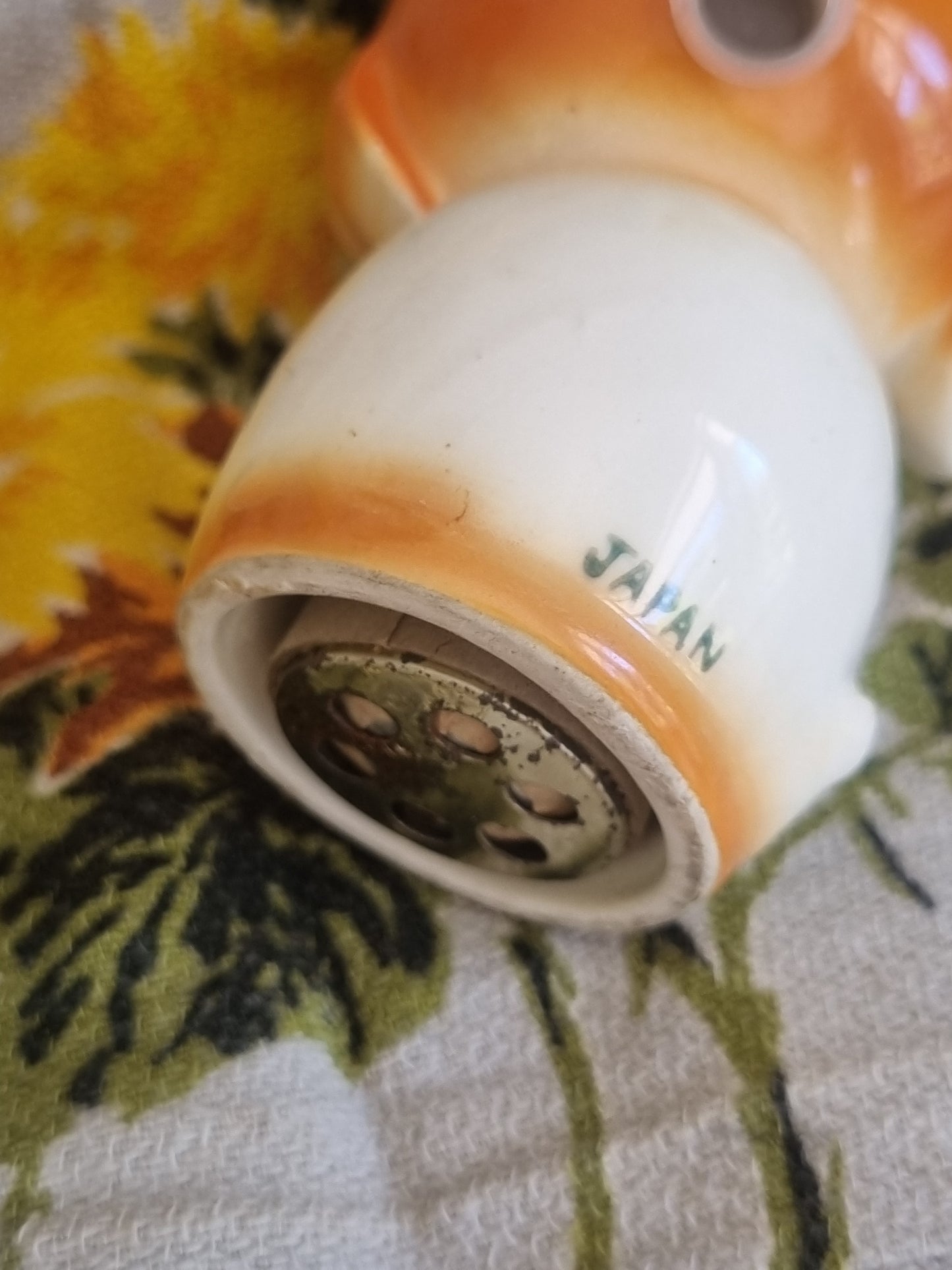 Vintage Salt and Pepper Shakers - Cat and Dog - Made in Japan