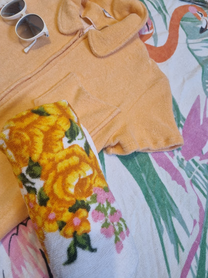 Vintage Towelling Romper (S-M)