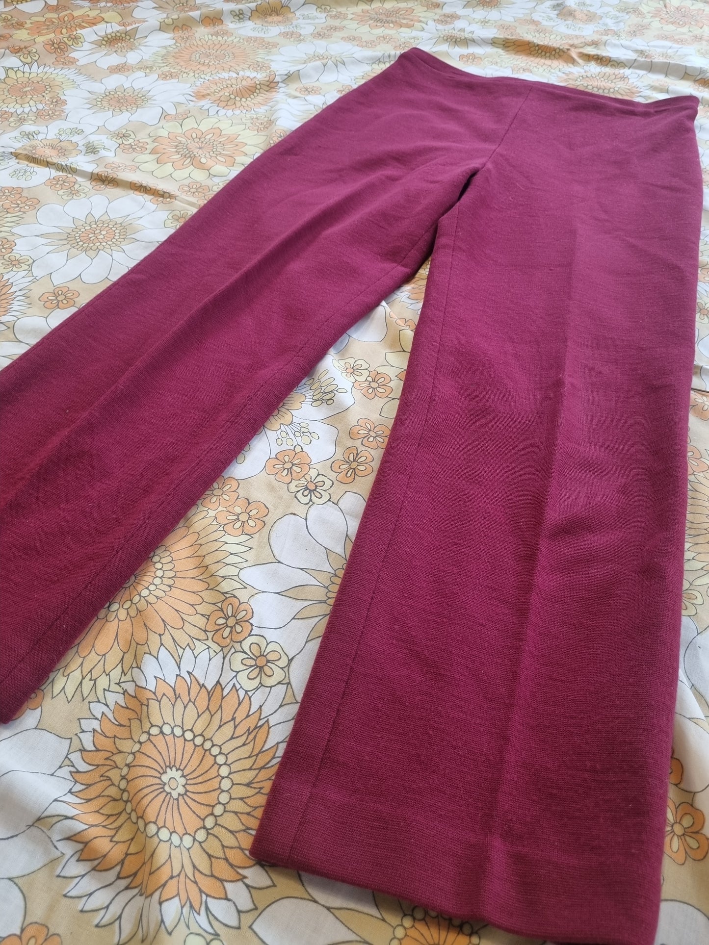 Warm Winter Trousers - Plum (S)