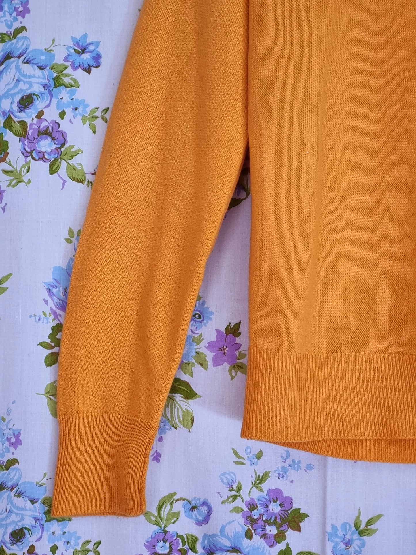 Wool Jersey with Collar - Marigold (M)