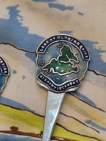 Souvenir Teaspoons x 3 - Southernmost NZ
