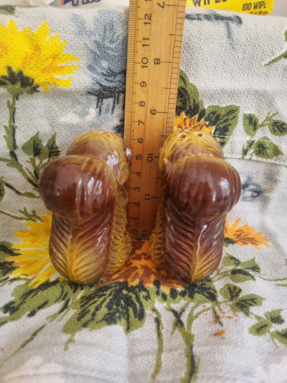 Vintage Salt and Pepper Shakers - 2 Squirrels - Made in Japan