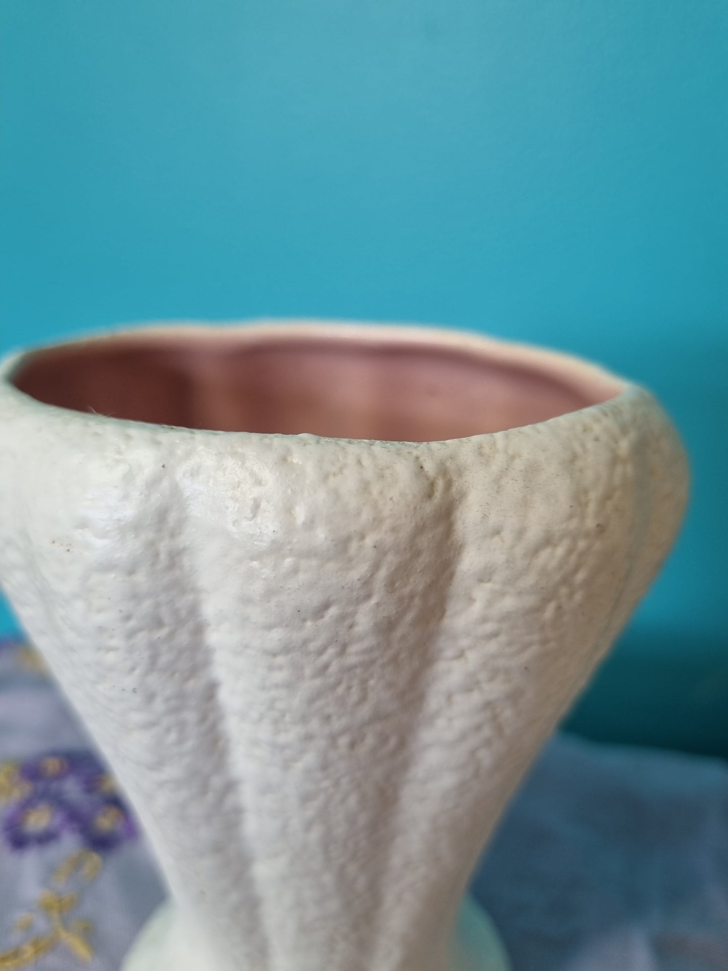 Two Vases by Diana - 'Snowdrift' Glaze