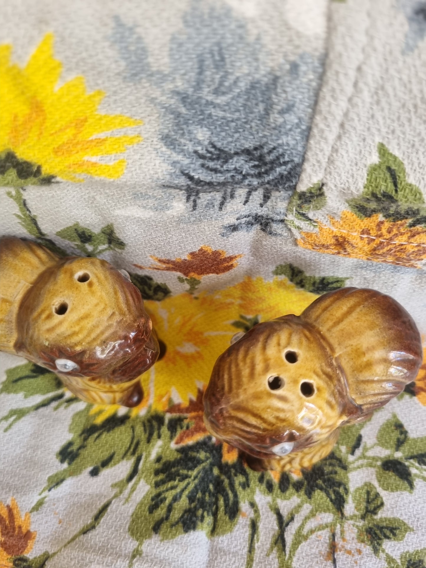 Vintage Salt and Pepper Shakers - 2 Squirrels - Made in Japan
