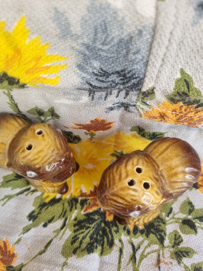 Vintage Salt and Pepper Shakers - 2 Squirrels - Made in Japan
