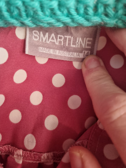'80s Does '40s Polkadot Blouse (10-14)