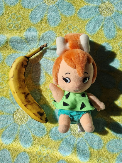 Flinstones Plush Toy - Pebbles - Hanna-Barbera 1998