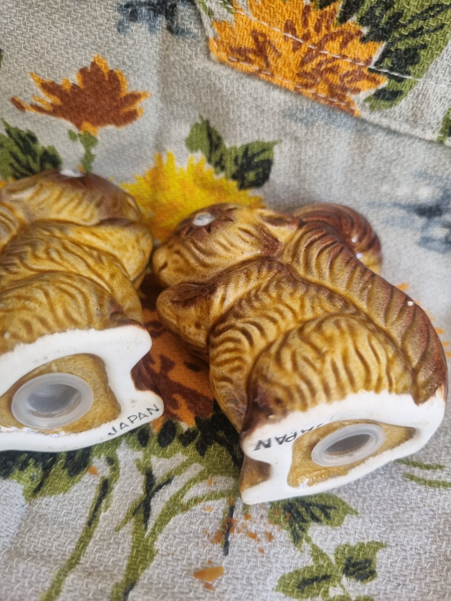 Vintage Salt and Pepper Shakers - 2 Squirrels - Made in Japan