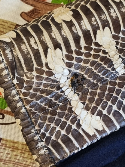 True Vintage 1940s Snakeskin Clutch