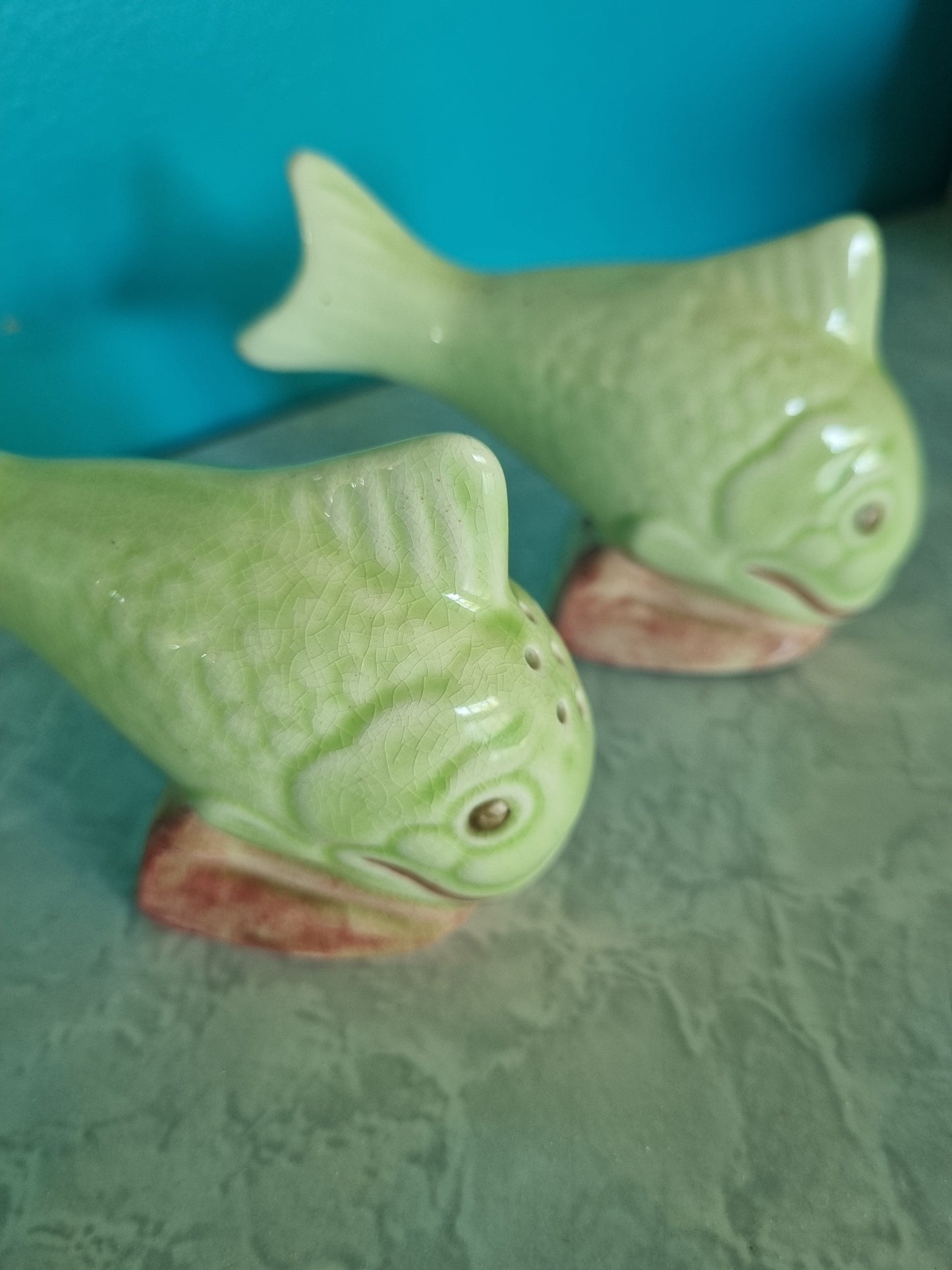 Salt And Pepper Shakers - Melba Ware Fish