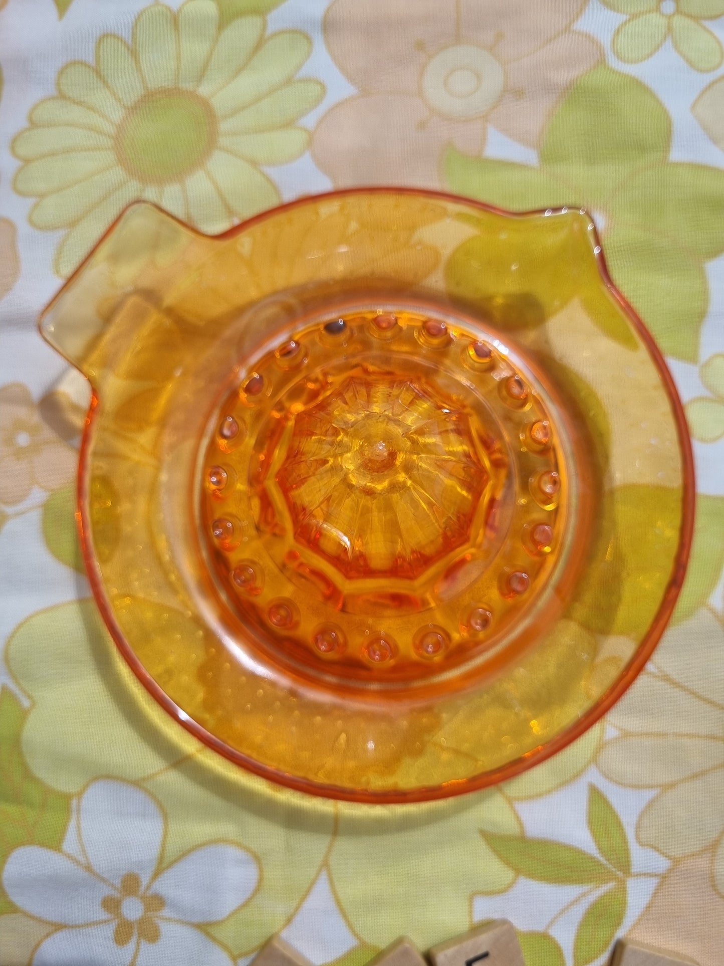 Glass Lemon Squeezer - Arcoroc (Orange)