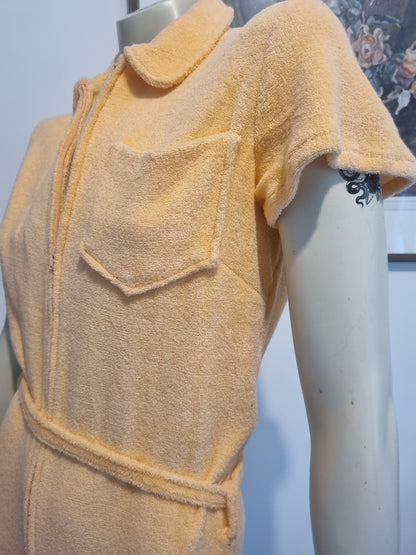 Vintage Towelling Romper (S-M)