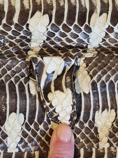 True Vintage 1940s Snakeskin Clutch
