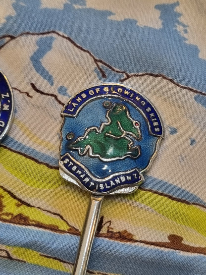 Souvenir Teaspoons x 3 - Southernmost NZ