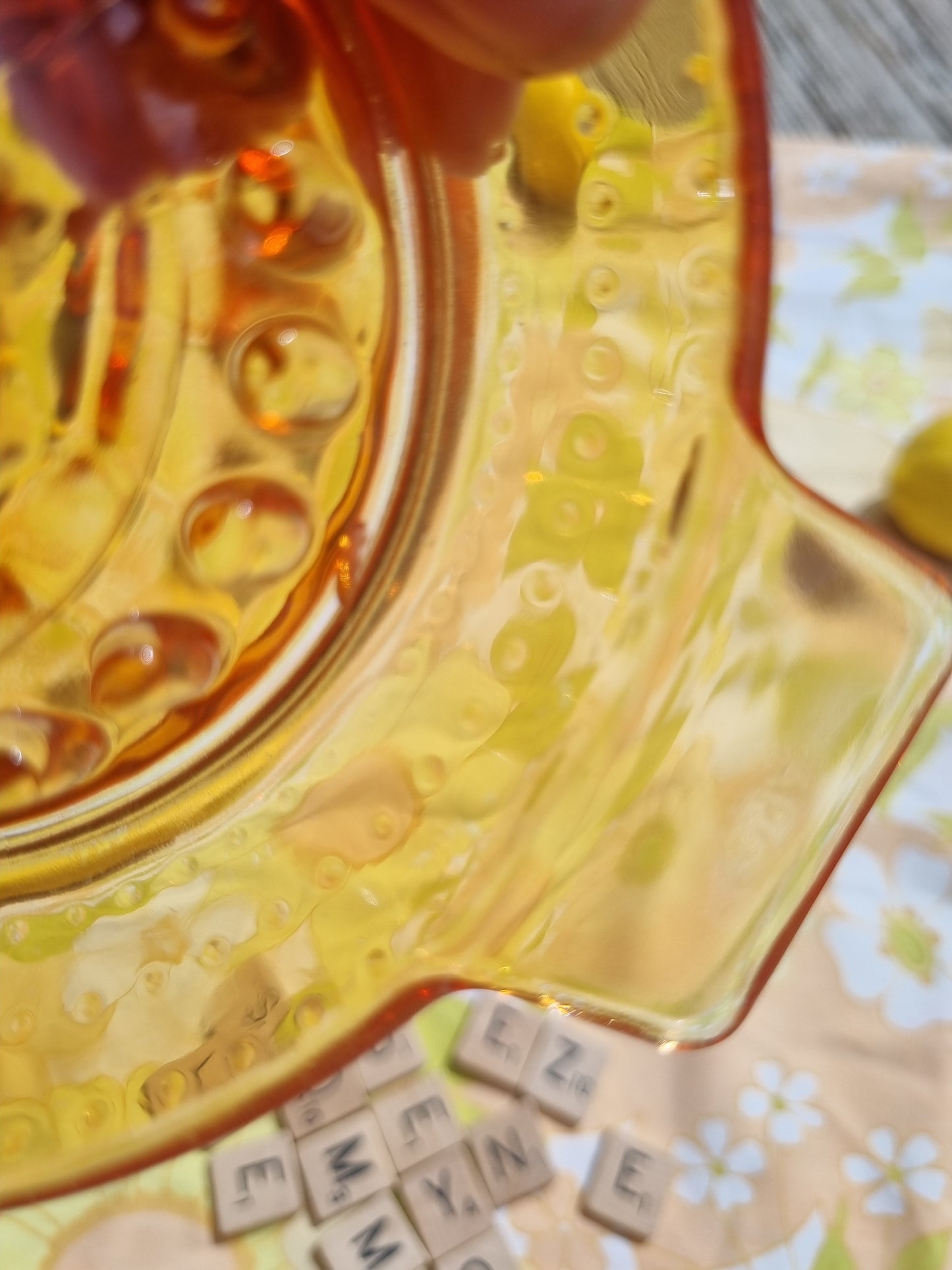 Glass Lemon Squeezer - Arcoroc (Orange)