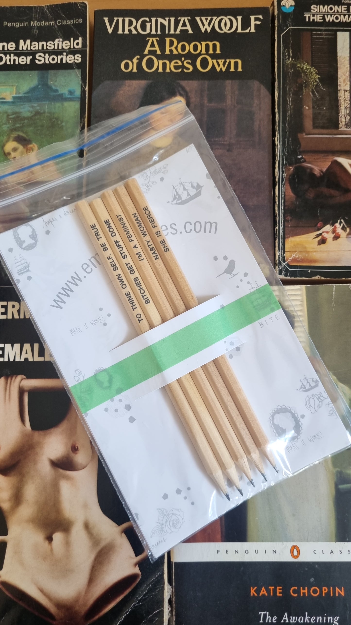Emma Makes - Feminist Pencil Pack (New Old Stock)