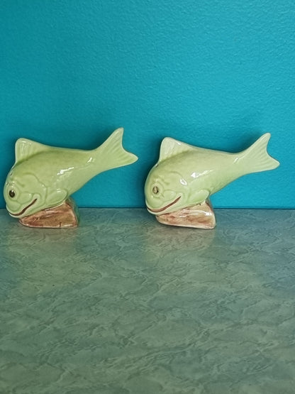 Salt And Pepper Shakers - Melba Ware Fish