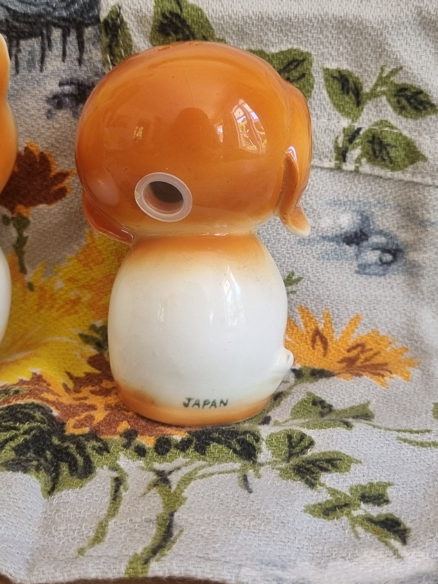Vintage Salt and Pepper Shakers - Cat and Dog - Made in Japan