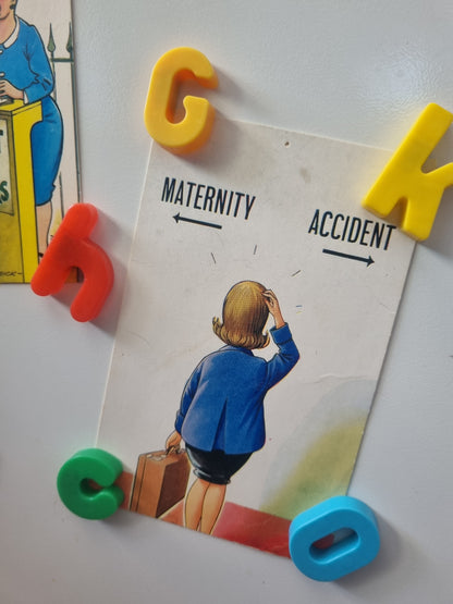 Vintage Postcards "Comic" Series x 2