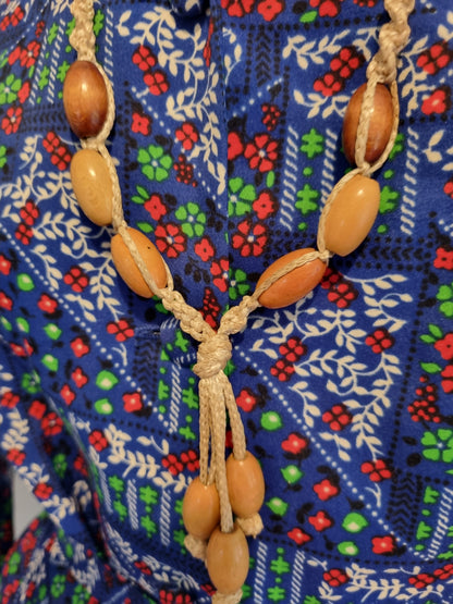 Boho Necklace - Macrame & Wooden Beads
