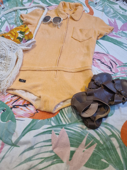 Vintage Towelling Romper (S-M)